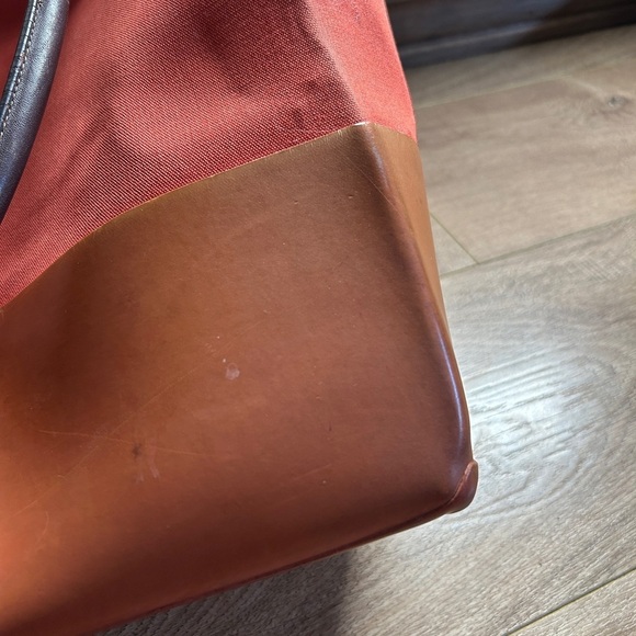 Lands End Waterproof Canvas Tote Bag - Picture 8 of 9